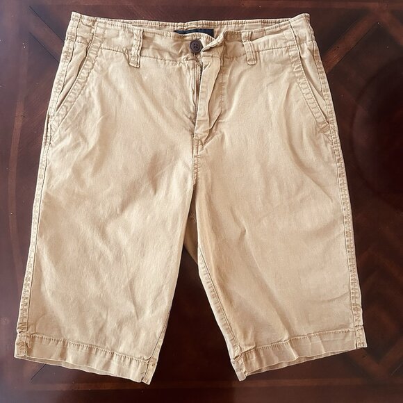 Aeropostale Other - Aeropostale men's next level flex slim tan chino shorts size 27